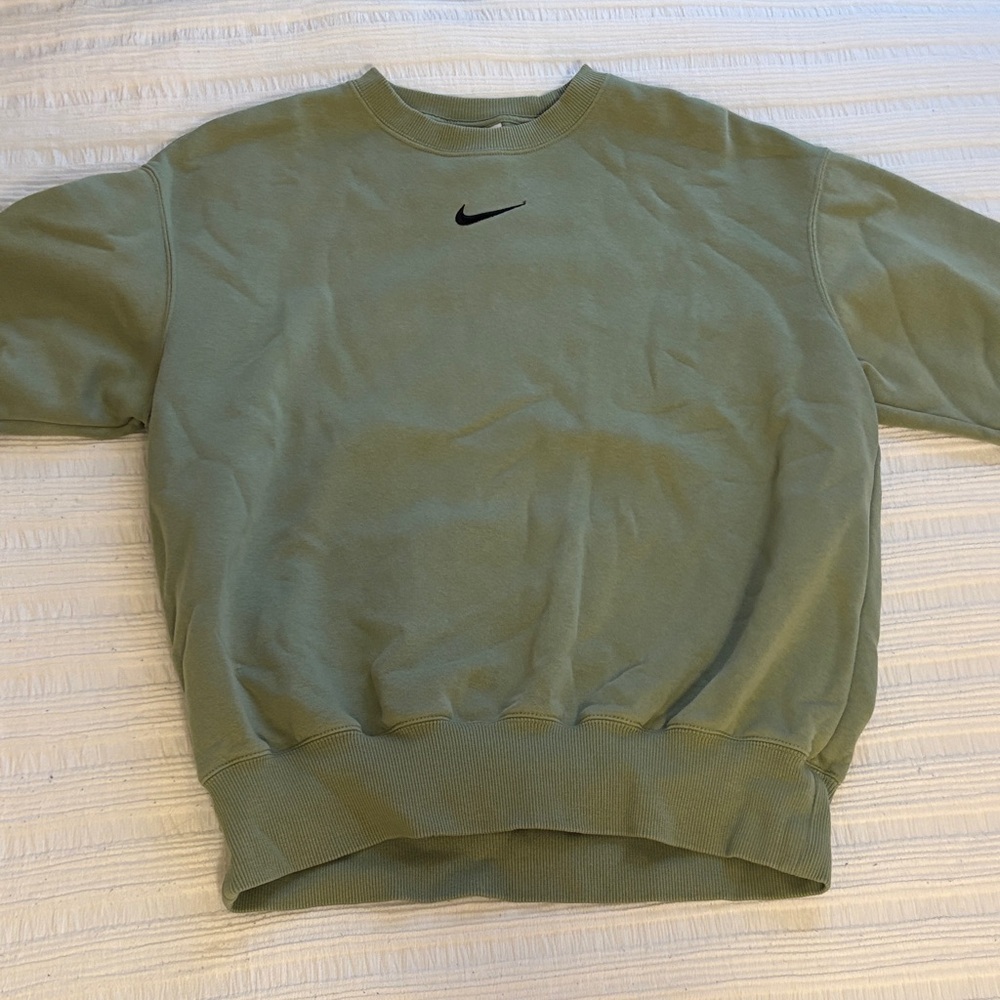 Nike Women's Olive Crewneck Sweater